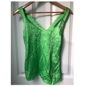 J Crew - Neon silk camisole